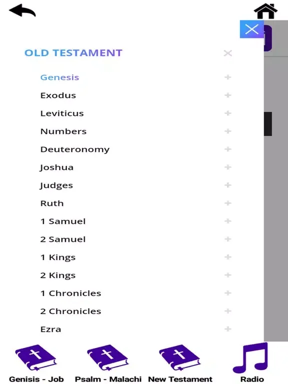 Captures d'écran de Telugu Audio Bible iPad 
