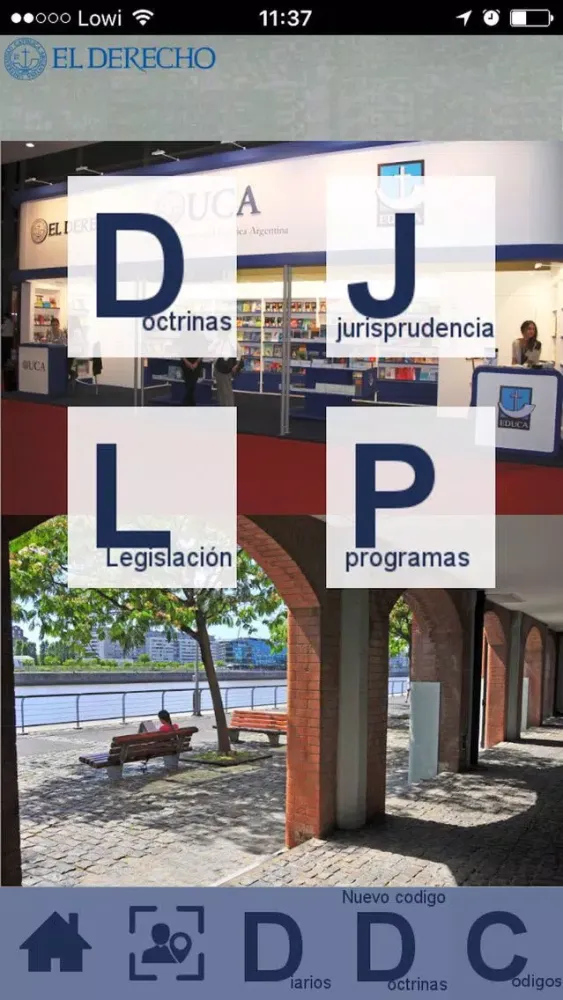 Zrzuty ekranu El Derecho Universitario