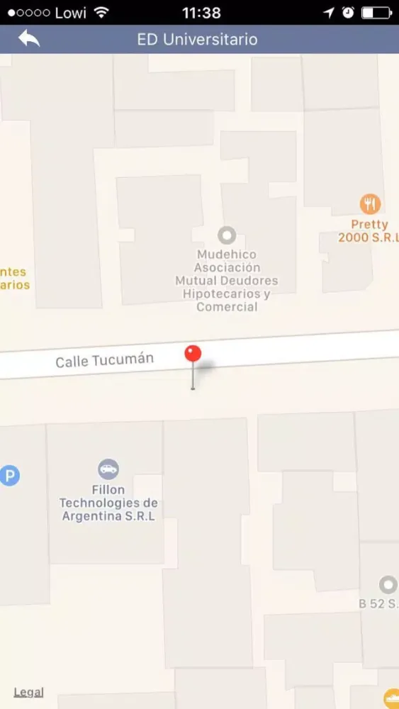 Zrzuty ekranu El Derecho Universitario