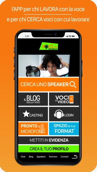 Zrzuty ekranu VOCI.fm
