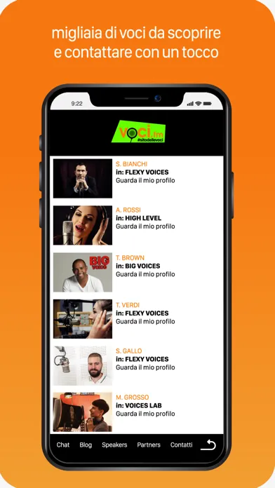 Zrzuty ekranu VOCI.fm