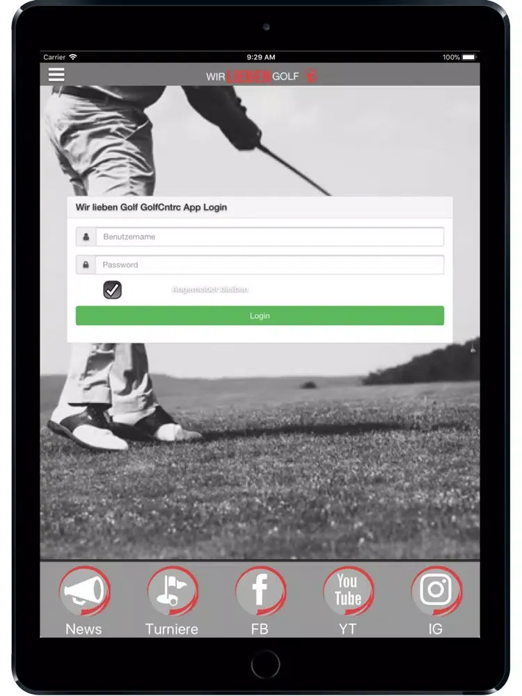 Wir lieben Golf iPad  Screenshots