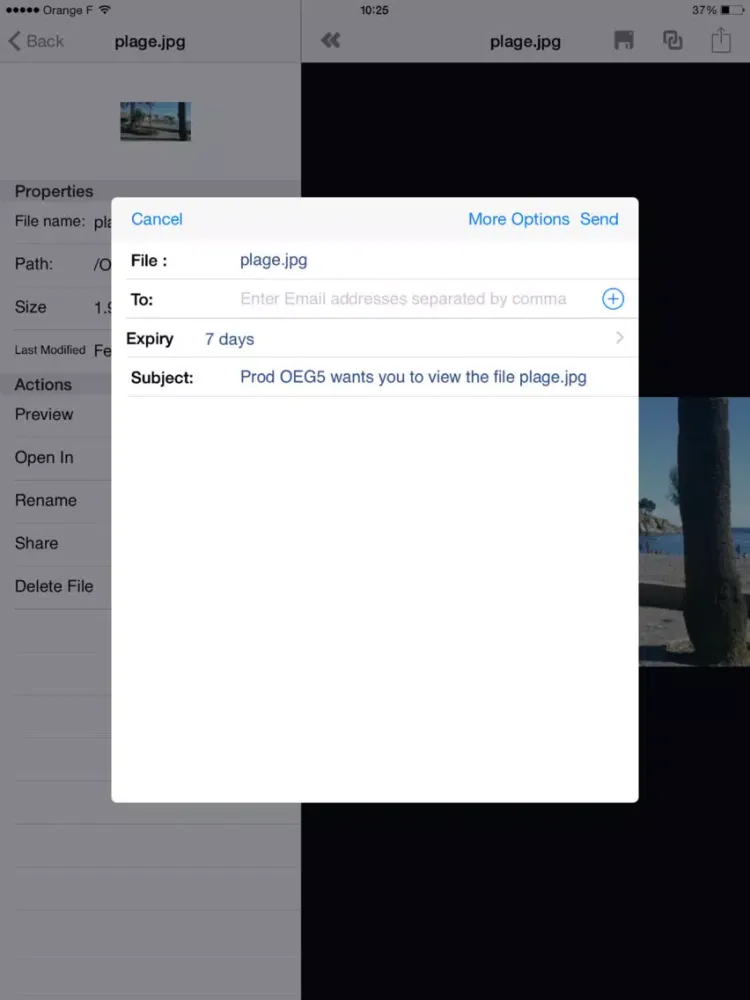 Capturas de tela do Business Drive iPad 