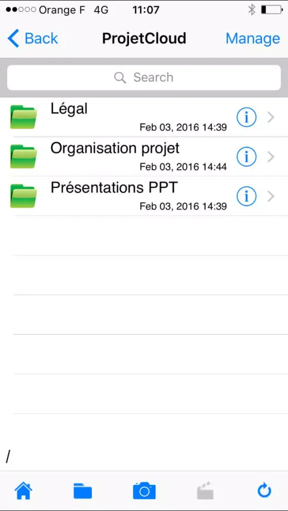 Capturas de tela do Business Drive