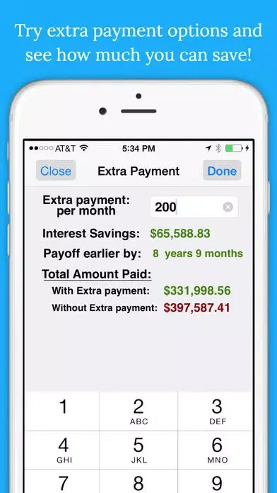 Easy Mortgages ~ Mortgage Calculator应用截图