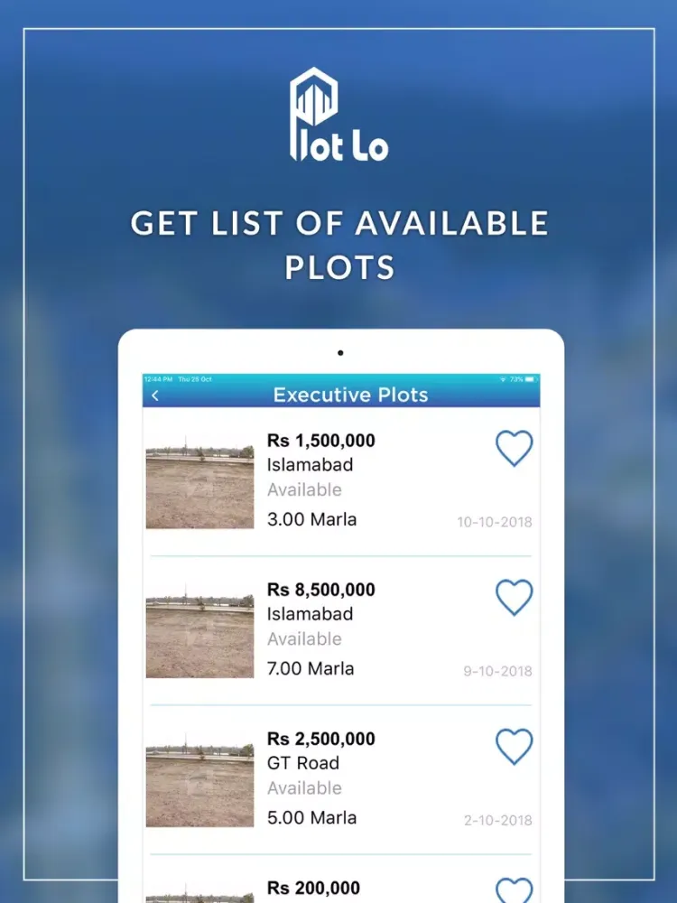 Plot Lo iPad  Screenshots