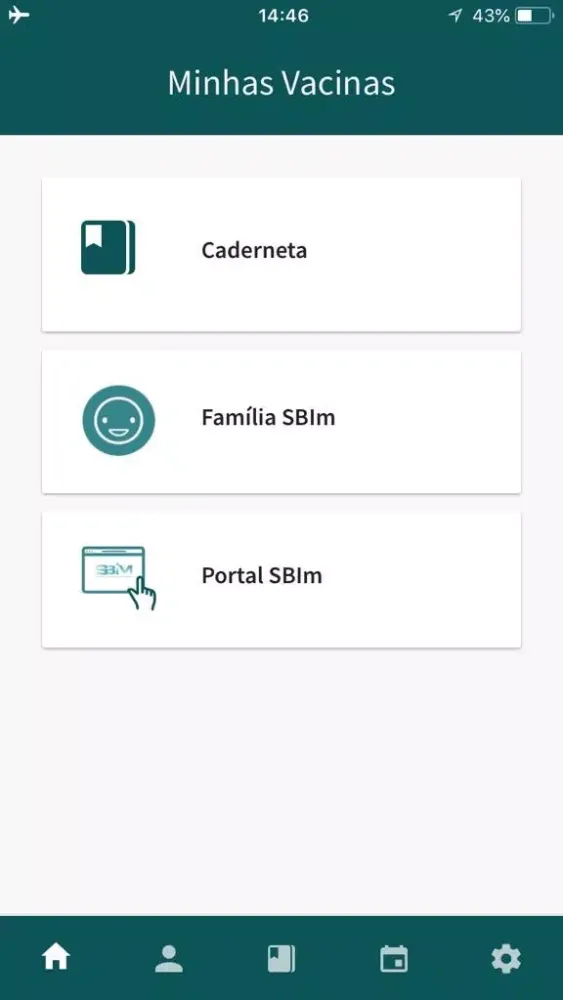 Ảnh chụp màn hình của Minhas Vacinas