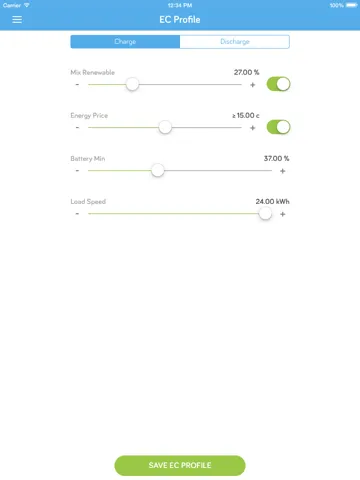 Скриншоты EV APP – Electric Vehicle Charging Controller iPad 