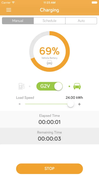 Скриншоты EV APP – Electric Vehicle Charging Controller
