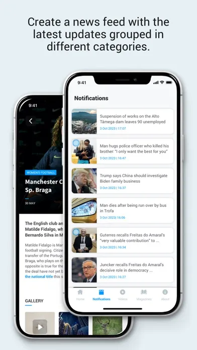 Capturas de tela do mobiSHOUT! for WordPress