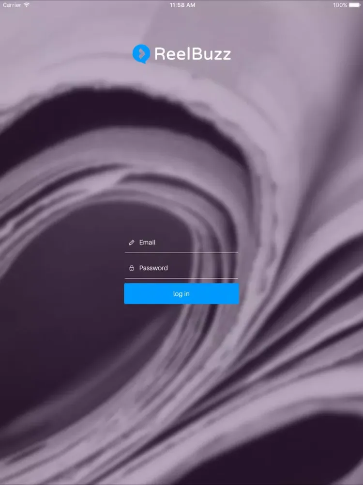 ภาพหน้าจอของ ReelBuzz iPad 