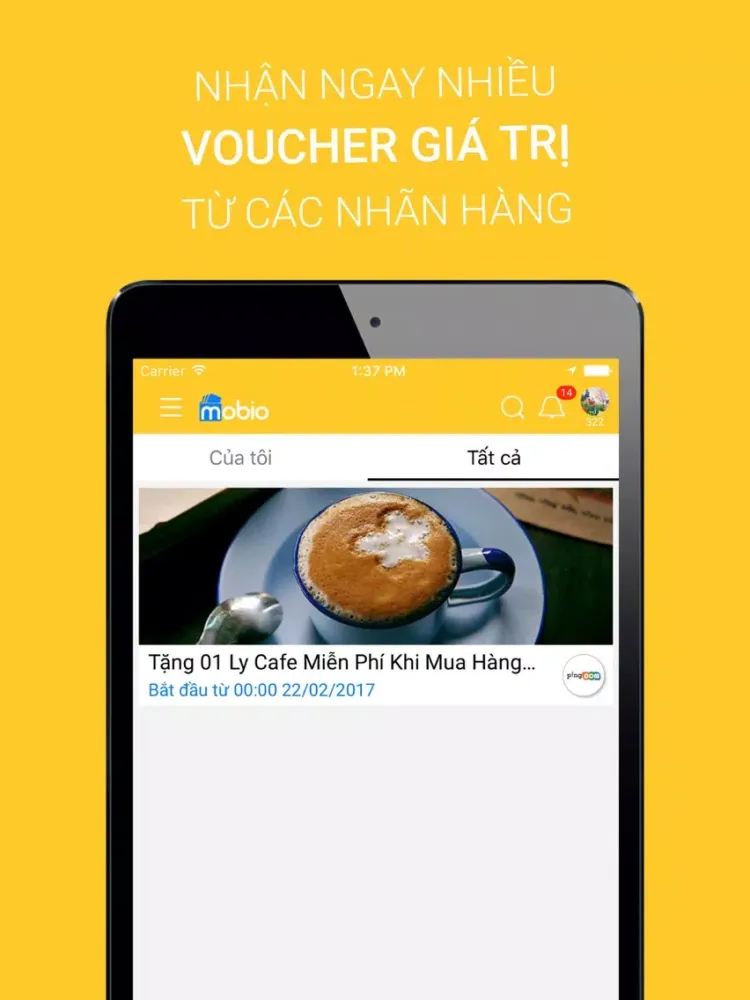 ภาพหน้าจอของ Mobio - Thay Thẻ Thành Viên iPad 