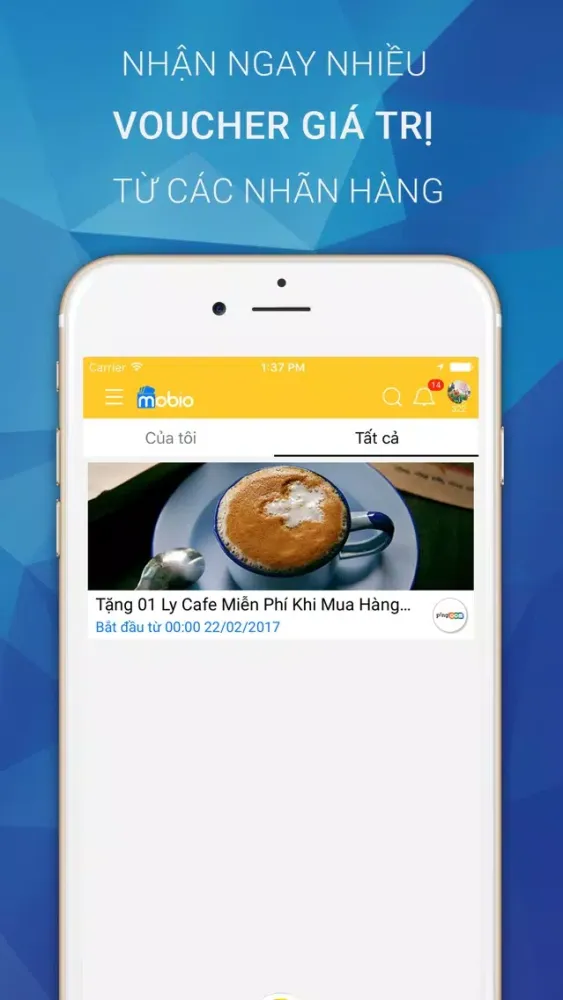 ภาพหน้าจอของ Mobio - Thay Thẻ Thành Viên