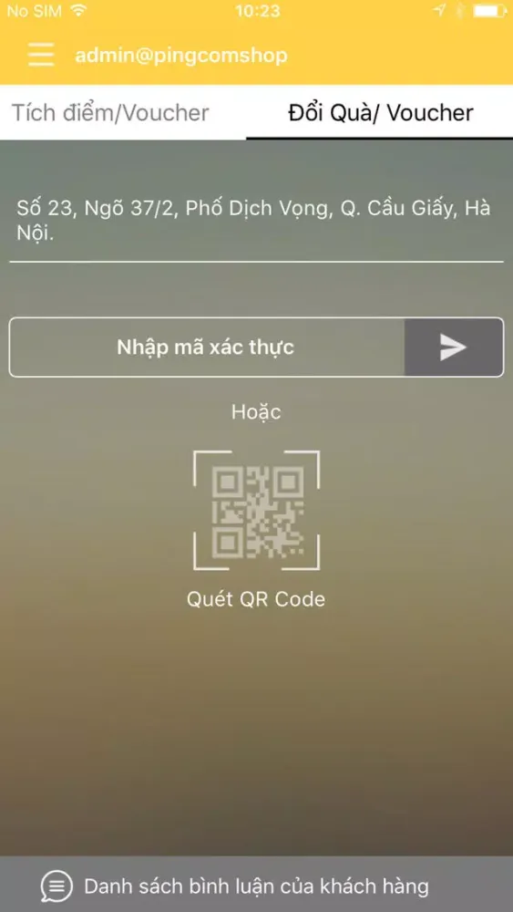 Tangkapan layar Mobio Partner (Cho Đối Tác)