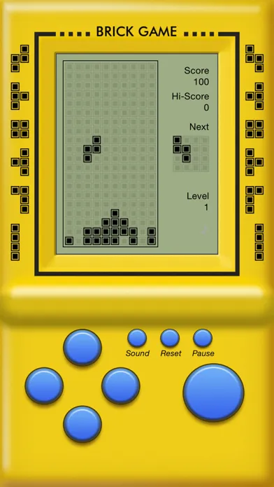 ภาพหน้าจอของ Brick Game 4 in 1