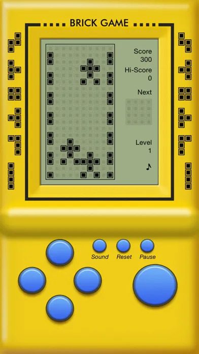 ภาพหน้าจอของ Brick Game 4 in 1