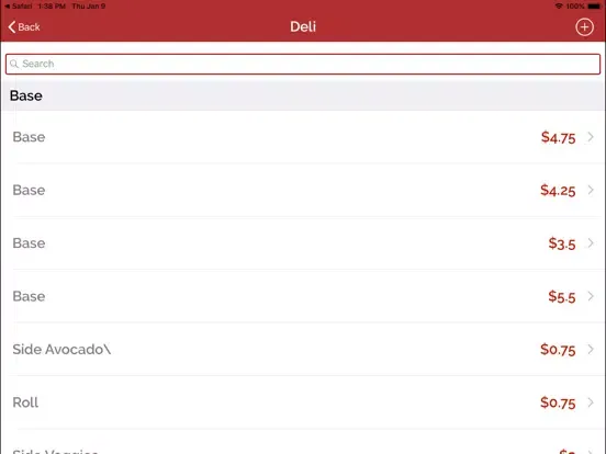 ภาพหน้าจอของ MobiPrint-Deli iPad 