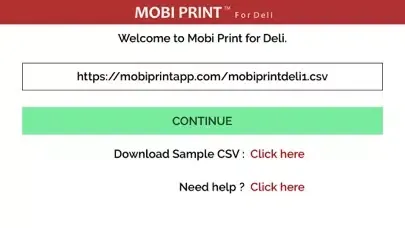 ภาพหน้าจอของ MobiPrint-Deli