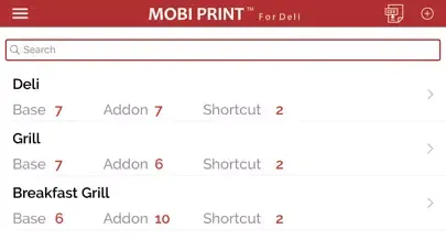 ภาพหน้าจอของ MobiPrint-Deli