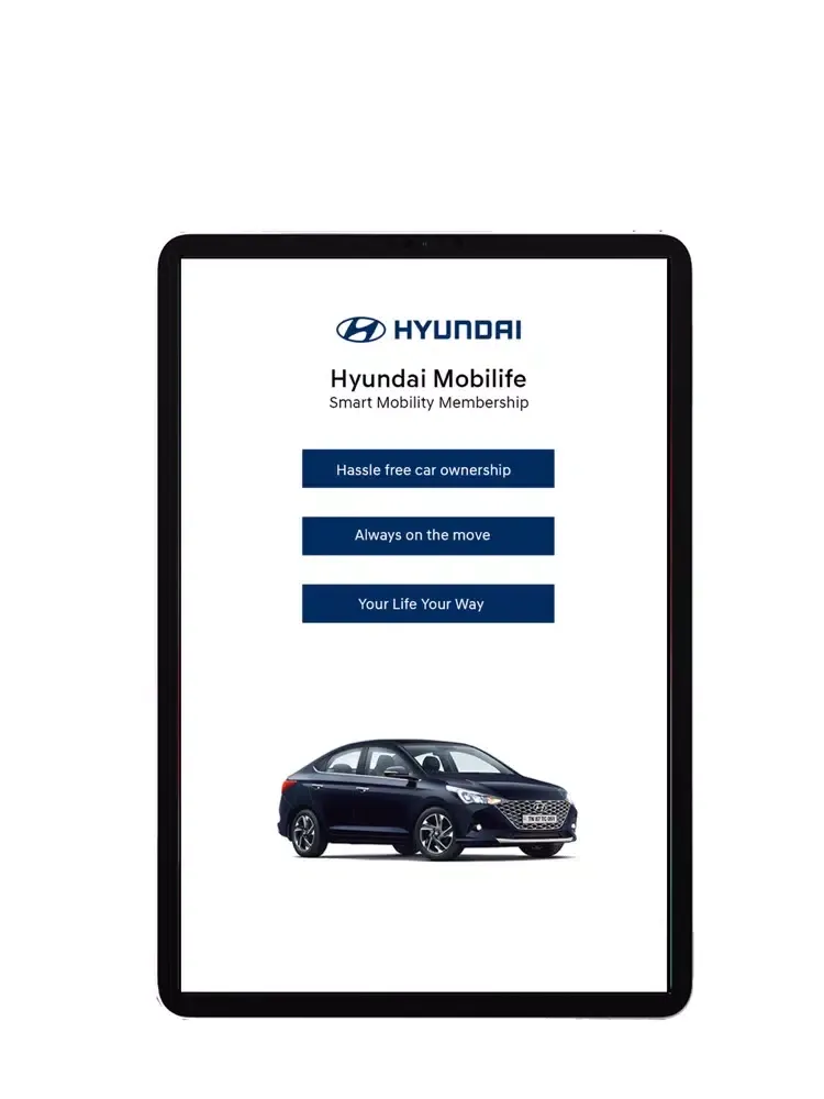 Hyundai Mobility Membership iPad  Screenshots