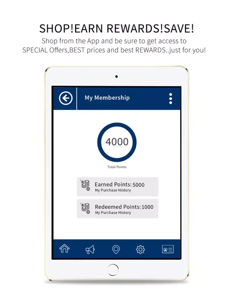 Kaicell mLoyal App iPad  스크린샷