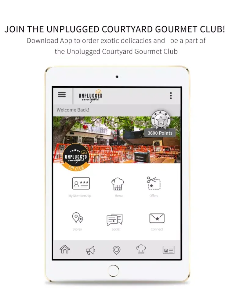 Unplugged Courtyard VIP Club iPad  Screenshots