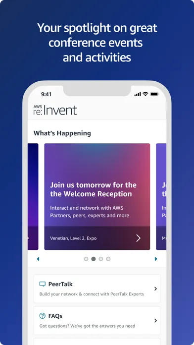 AWS Events应用截图