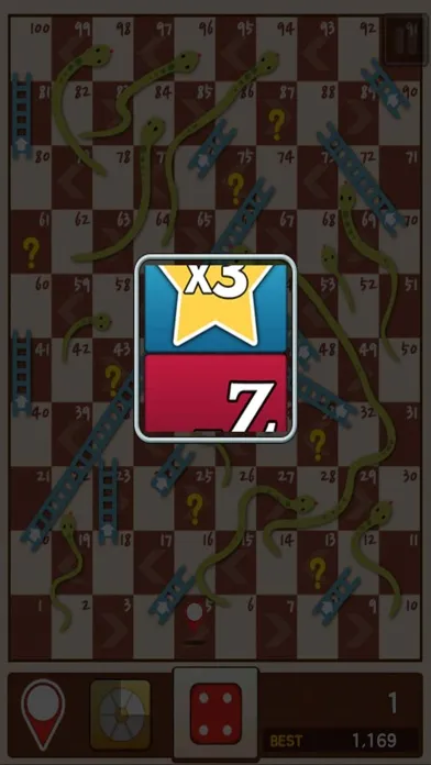 Tangkapan layar Snakes & Ladders King