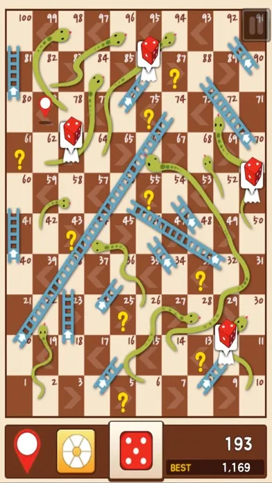 Tangkapan layar Snakes & Ladders King
