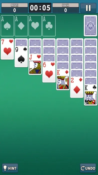 Tangkapan skrin King of Solitaire