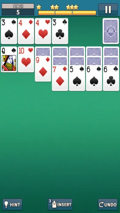Tangkapan skrin King of Solitaire