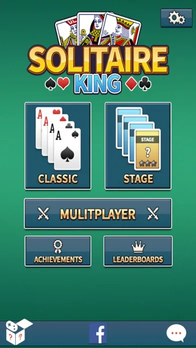 Tangkapan skrin King of Solitaire
