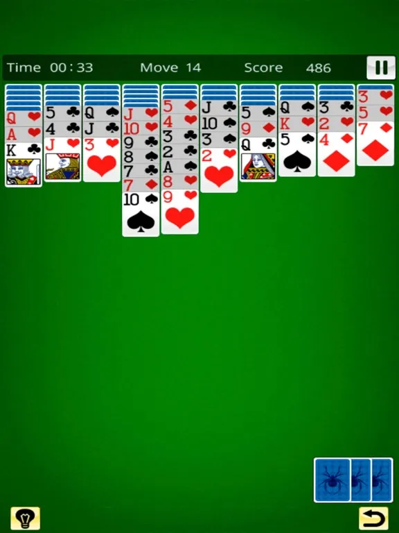 Spider Solitaire King iPad  سکرین شاٹس