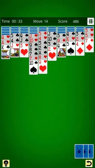 Spider Solitaire King سکرین شاٹس