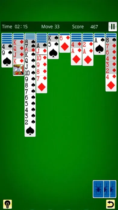 Spider Solitaire King سکرین شاٹس