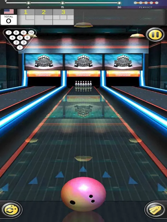 Ảnh chụp màn hình của World Bowling Championship iPad 