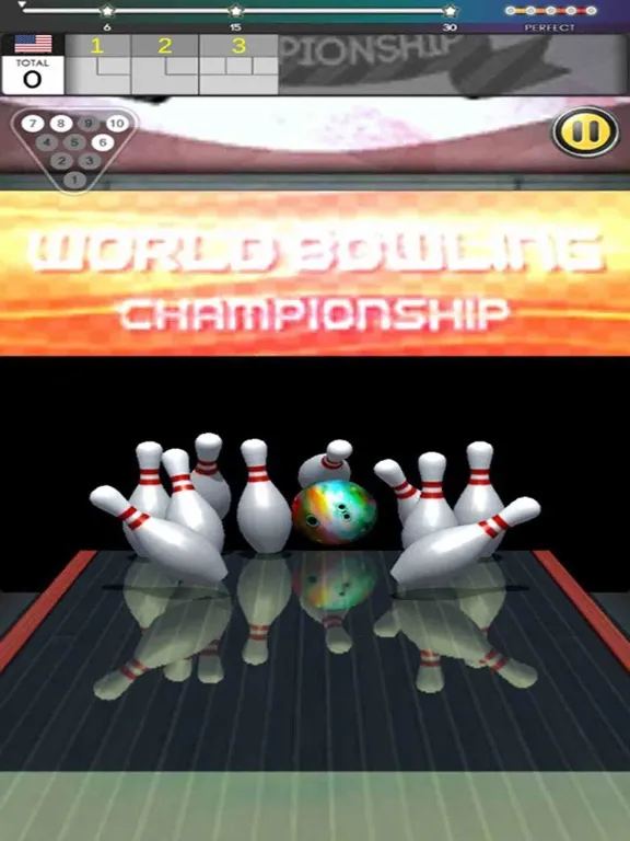 Ảnh chụp màn hình của World Bowling Championship iPad 