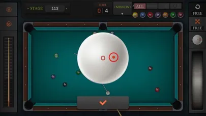 Capturas de tela do Pool Billiard Championship