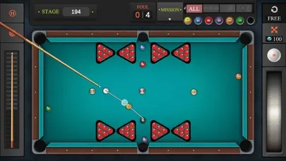 Capturas de tela do Pool Billiard Championship