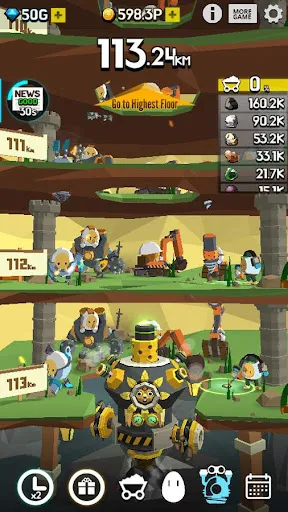 Tangkapan layar Ground Driller