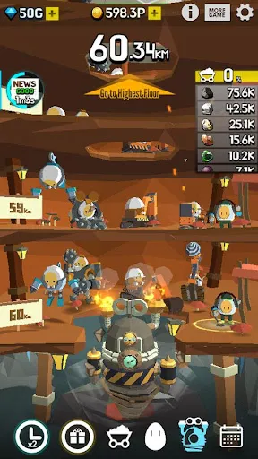 Tangkapan layar Ground Driller