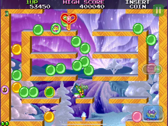 ภาพหน้าจอของ Bubble Bobble 2 classic iPad 
