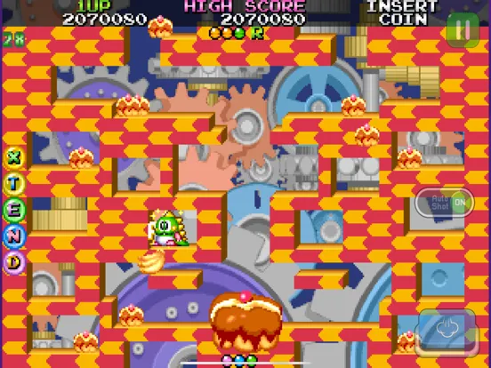 ภาพหน้าจอของ Bubble Bobble 2 classic iPad 