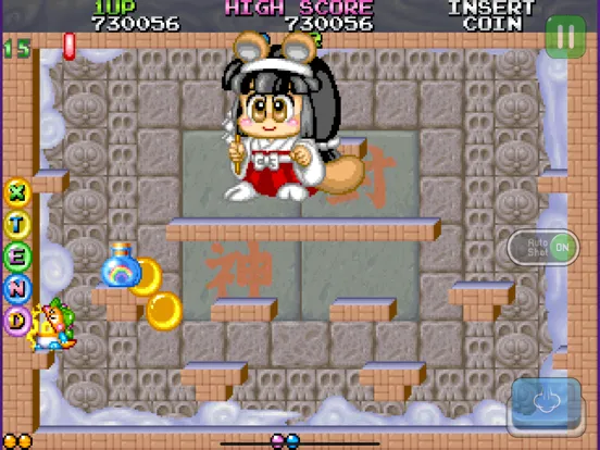 ภาพหน้าจอของ Bubble Bobble 2 classic iPad 