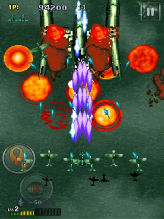 Tangkapan layar STRIKERS 1945 2 classic iPad 