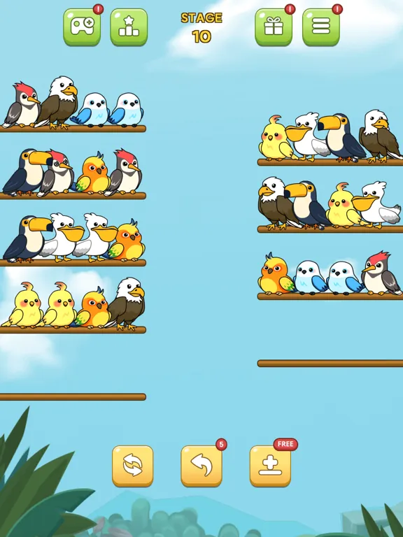 Bird Sort Quest iPad  Ekran Görüntüleri
