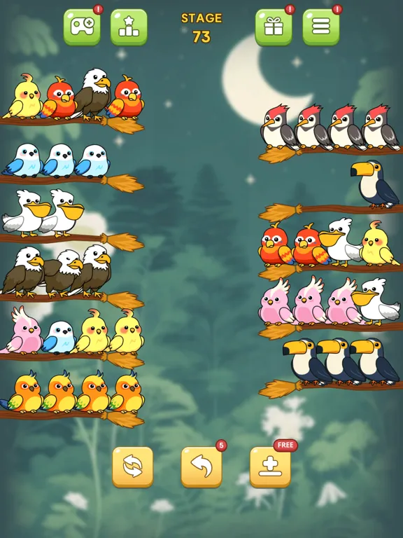 Bird Sort Quest iPad  Ekran Görüntüleri