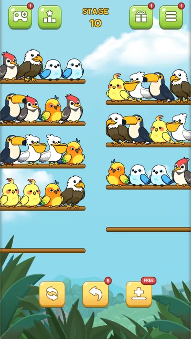 Bird Sort Quest Ekran Görüntüleri