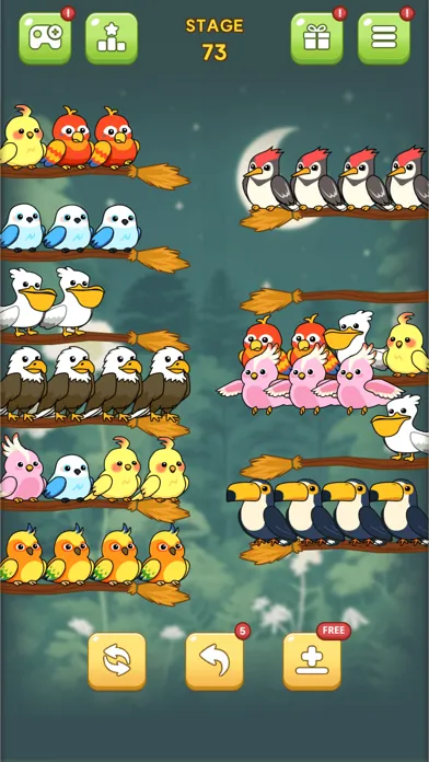 Bird Sort Quest Ekran Görüntüleri