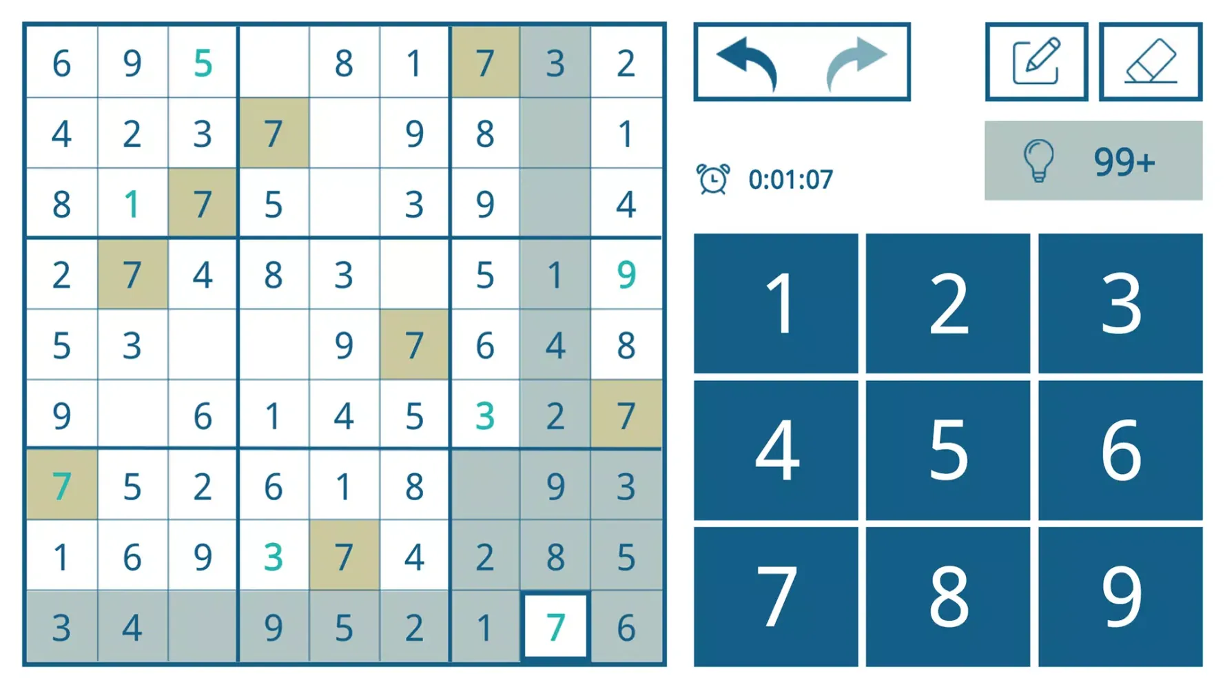 Sudoku Brain Puzzle Screenshots